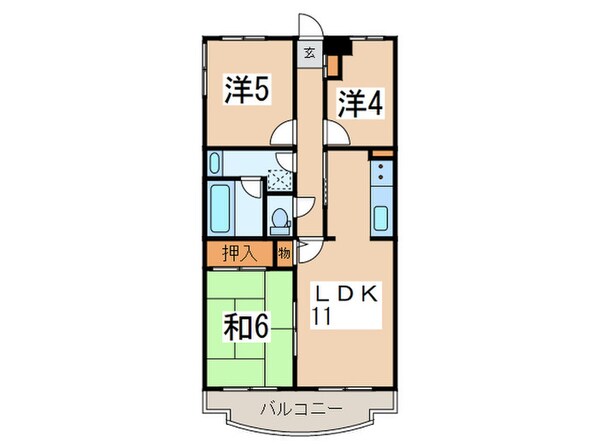 ﾎﾞﾜ小田急相模原の物件間取画像